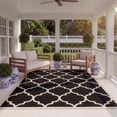 thumbnail image 5 of Safavieh Courtyard Alyssa Geometric Indoor/Outdoor Area Rug, Black/Beige, 9' x 12', 5 of 15