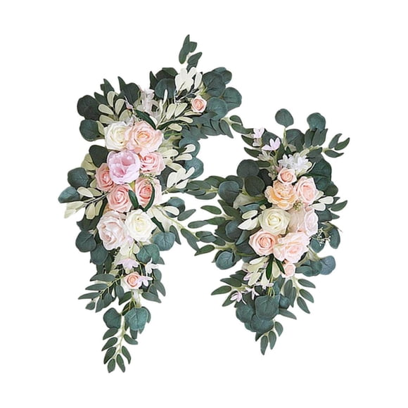 Xingzhi Artificial Wedding Arch Flowers Floral Arrangement for Living Room Pink