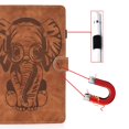 thumbnail image 3 of Dteck Flip Case For Samsung Galaxy S6 Lite 10.4 inch 2020 Model SM-P610 / P615 with S Pen Holder, Slim PU Leather Folio Stand Case With Built-in Card Slots / Anti-Slip Strap, Brown, 3 of 9