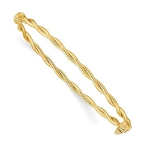 Primal Gold 14 Karat Yellow Gold Hinged Bracelet