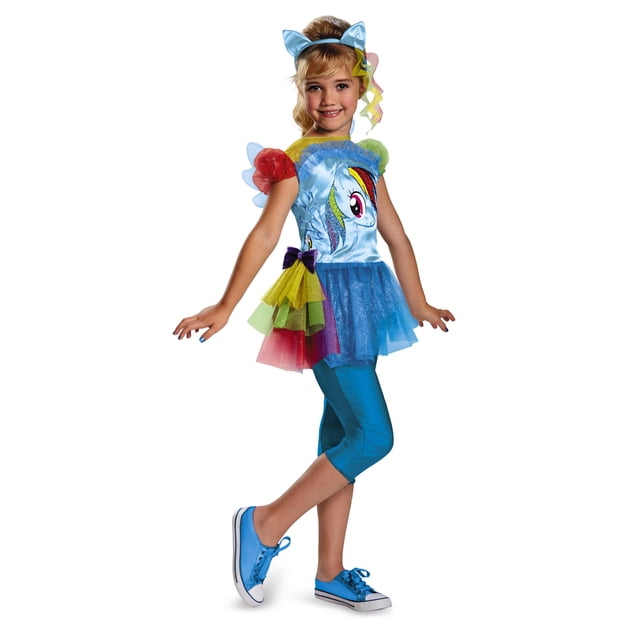 Disfraz de niña Rainbow Dash My Little Pony talla pequeña