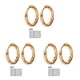 thumbnail image 2 of Pendientes de aro de plata sweethay para mujer con Galvanoplastia y Durabilidad, 2 of 6