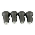 thumbnail image 2 of Tignapoo Black Leather Gear Shift Knob for Honda Civic 2006-2011, 6-Speed or 5-Speed Option, Replacement Part with Metal Accents, Lightweight Design, Dimensions 10x5.5x5cm, 2 of 6