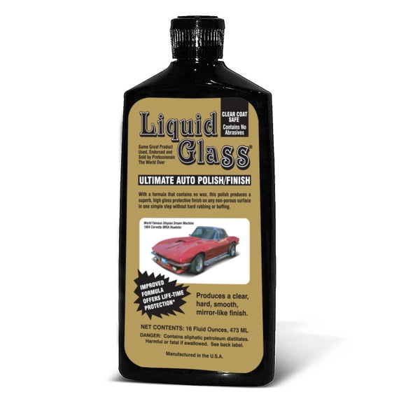 Auto Polish Liquid Glass Ultimate, 473 ml, seguro para pintura transparente