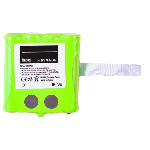 Batteries N Accessories BNA-WB-H1001 2-Way Radio Battery - NIMH, 4.8V, 700 mAh, Ultra High Capacity Battery - Replacement for Motorola M370H1A Battery