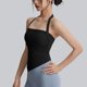 thumbnail image 4 of Mujeres de Color Sólido Cuatro Filas Ajustable Inalámbrico Sujetador Doble Hombro Estilo a Prueba de Choques Yoga Deportes Sujetadores para Mujeres, 4 of 6