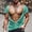 Green, variant on Men's Big & Tall 3D Fake Open Muscle T Shirt Short Sleeve Crew Neck Novelty Print Casual Regular Fit Soft Cotton Funny Prank Top Black XXXL Gifts for Father