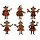 thumbnail image 1 of Decoraciones Pared Bruja Espantapájaros Calabaza Vintage Hugtrwg para Oficina en Casa, 1 of 9