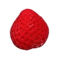 thumbnail image 2 of Realistic Snow-top Strawberry Shaped Squishy Squishy for Adults Imitation Silicone Feel Soft Tactile Office Desk Accessory Venting Sensory Tool 1 Pack, 2 of 4