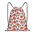thumbnail image 1 of Fotbe Hand Drawn Tomatoes Bolsa Mochila con Cordón Estampada, Bolsa de Gimnasio Deportiva, Bolsa Cinch, Bolsa con Cordón para Hombres y Mujeres-Medium, 1 of 6