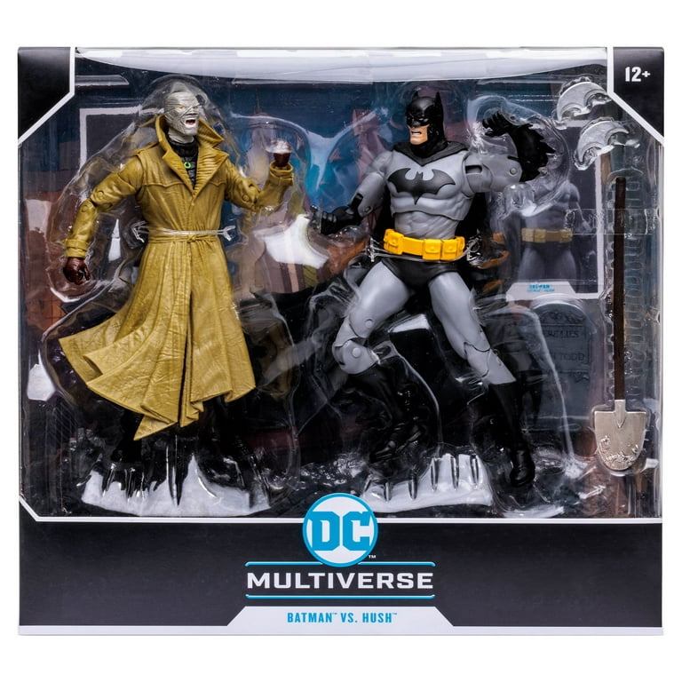 Jouet Batman vs Hush 18 cm pack 2 figurines articulées - Batman | Beebs