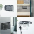 thumbnail image 3 of BESTYASH 2pcs Light Switch Square Black Plastic Waterproof Dustproof for Outdoor Use, 3 of 8