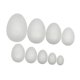 thumbnail image 3 of 9 huevos de espuma de Pascua para pintar, sin pintar, color blanco, para proyectos decorativos. estilo A, 3 of 8
