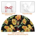 thumbnail image 4 of Yiaed Sunflowers And Bird Print Christmas Tree Skirt , Tree SkirtsTree Mat for Christmas Winter Holiday Indoor Decorations-36", 4 of 7