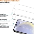 thumbnail image 5 of TOEVER [3+3 Pack] Samsung Galaxy S24 Plus 5G Screen Protector, 3 Pack Shatterproof Premium Tempered Glass + 3 Pack Camera Lens Film, Fingerprint Support, 9H Hardness, Easy Installation, 5 of 6
