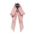thumbnail image 3 of Pajarita de mujer Yinane Corbata de moño Rosa Longitud Ajustable, 3 of 8