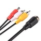 thumbnail image 2 of Cabezal de aviación de 4 pines macho a 2RCA macho DC macho Cable de extensión para cámara Ehuebsd Para estrenar, 2 of 4