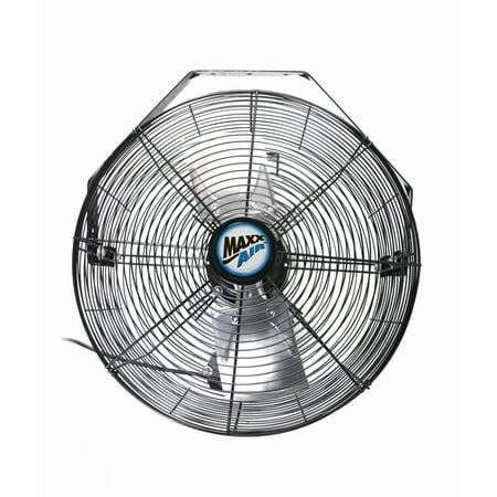 

Maxxair Hvwm 18Cd 22 Wide Cfm 3 Speed Commercial Wall Mount Fan - Black