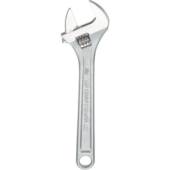 Craftsman Adj. Wrench,1 3/8" Jaw Capacity,10" L CMMT81623