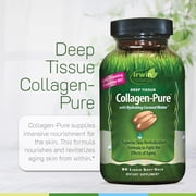 Irwin Naturals Deep Tissue Collagen-Pure – 80 Liquid Soft-Gels – Advanced Hydrolyzed Collagen + Joint & Skin Nourishment