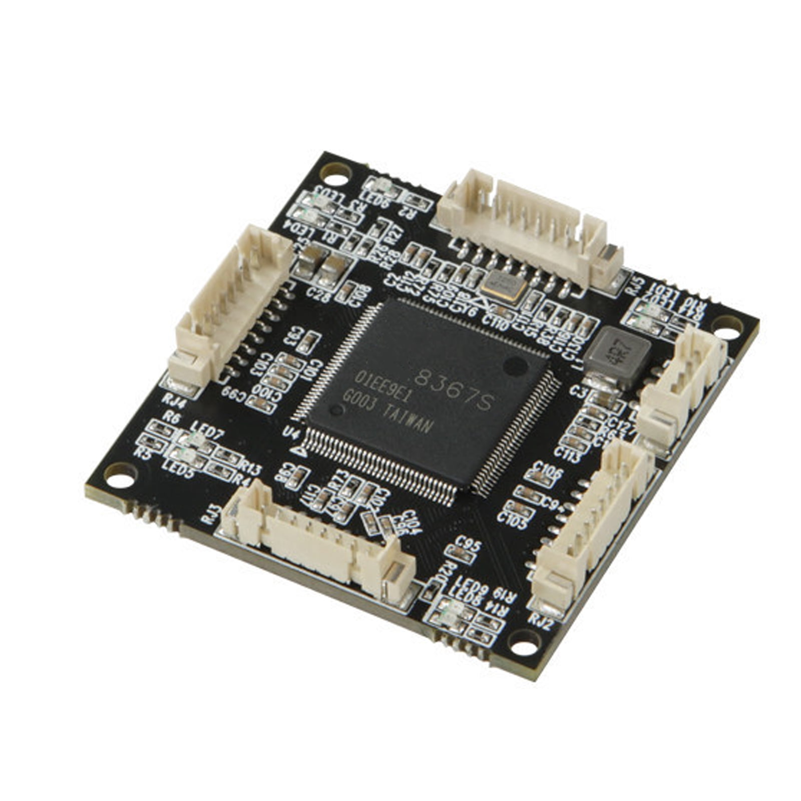 Space Saving 4 Port Gigabit Ethernet Switches For Home Offices And Industrial Networking Needs