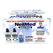 NeilMed Sinus Rinse - 2 Bottles - 250 Premixed Packets,5 Piece Set