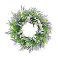thumbnail image 1 of Suministros de decoración de guirnaldas de guirnaldas de flores de flores artificiales de 17.72 pulgadas Corona de bienvenida colgando para la ventana, 1 of 8