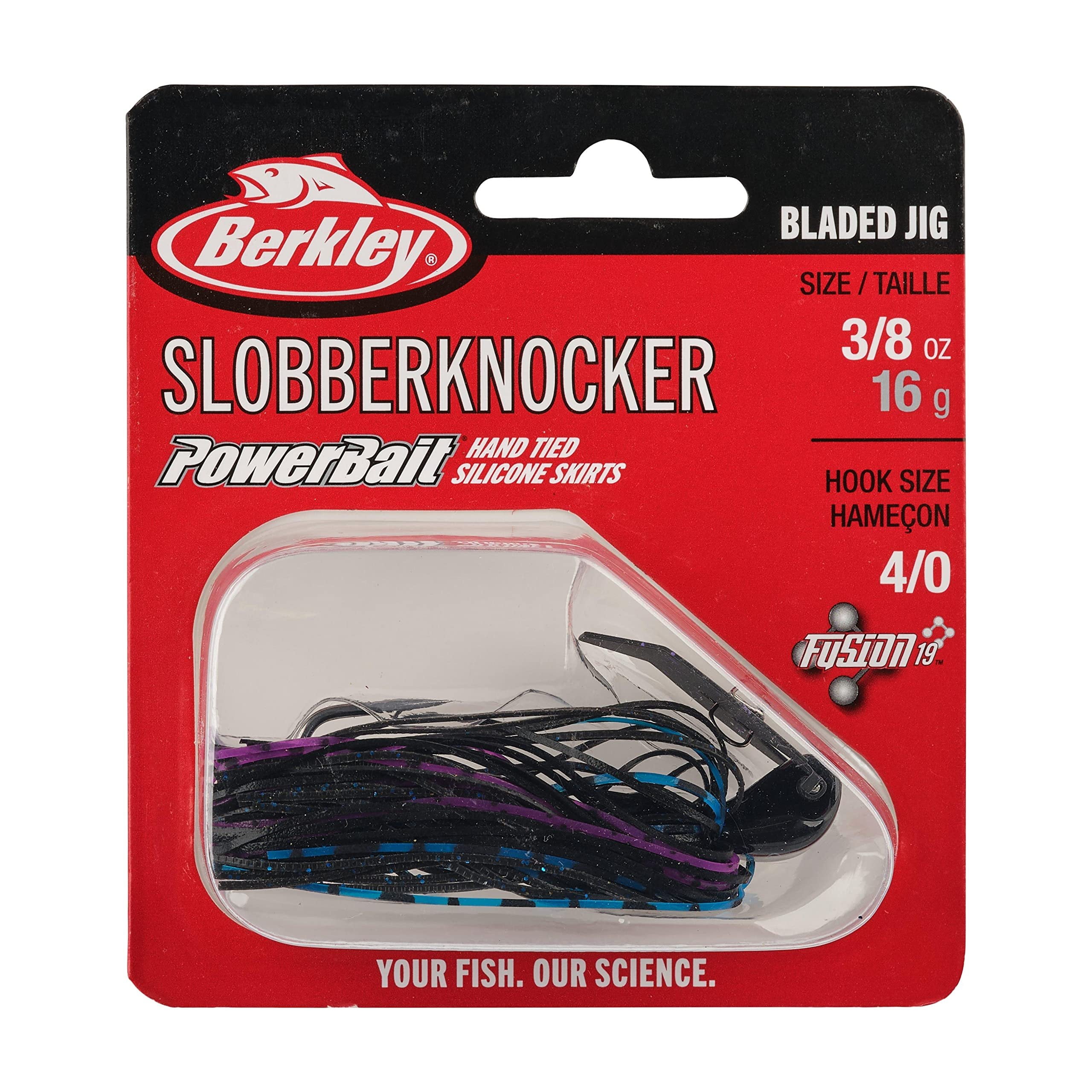 Berkley SlobberKnocker Bladed Jig with PowerBait Silicone Skirt and Trailer