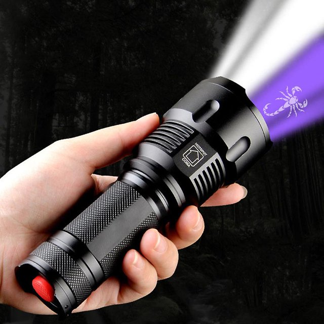 Antorcha Linterna Led Linterna Súper Grande Antorcha Militar Táctica Súper Grande Antorcha Impermeable Con Zoom Ajustable Para Actividades Al Aire Libre O D Rojo Verde Cocina, Decoración y Otros