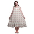 thumbnail image 1 of Bimba Robe de Nuit Sans Manches à Fleurs et Roses pour Femmes en Coton Imprimé Vêtements de Nuit pour Dames TTG, 1 of 6