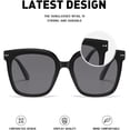 thumbnail image 3 of Fashion Polarized Square Sunglasses for Men and Women (Color : E, Size : 1), 3 of 4