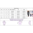 thumbnail image 4 of Women Leggings Tummy Control Bloomers Baggy Loose Casual Yoga Pants,Blue,M, 4 of 9