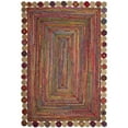 thumbnail image 5 of SAFAVIEH Cape Cod Kyle Geometric Area Rug, Red/Multi, 6' x 9' Oval, 5 of 8