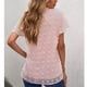 thumbnail image 1 of Camiseta Informal de Verano Manga Corta Elegante Cuello Redondo Transpirable Camiseta de Punto para Mujer ANGGREK Tipo Suelto, 1 of 6
