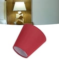 thumbnail image 4 of Modern Lamp Shade, Iron Cloth Fabric Lampshade Wide Applicability 6PCS Good Light Transmission  For Miniature Bulb For E14 Bulb A3 01 Wine Red, 4 of 8