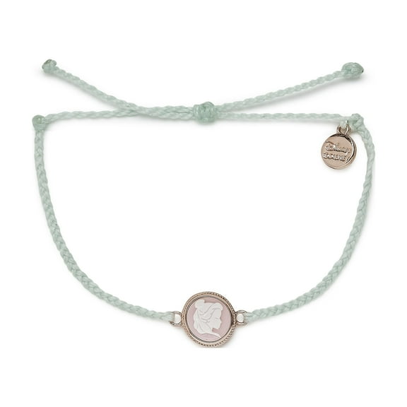 Pura Vida Rose Gold-Plated Disney Belle Cameo Charm Bracelet - Adjustable Band, Brand Charm - Winterfresh