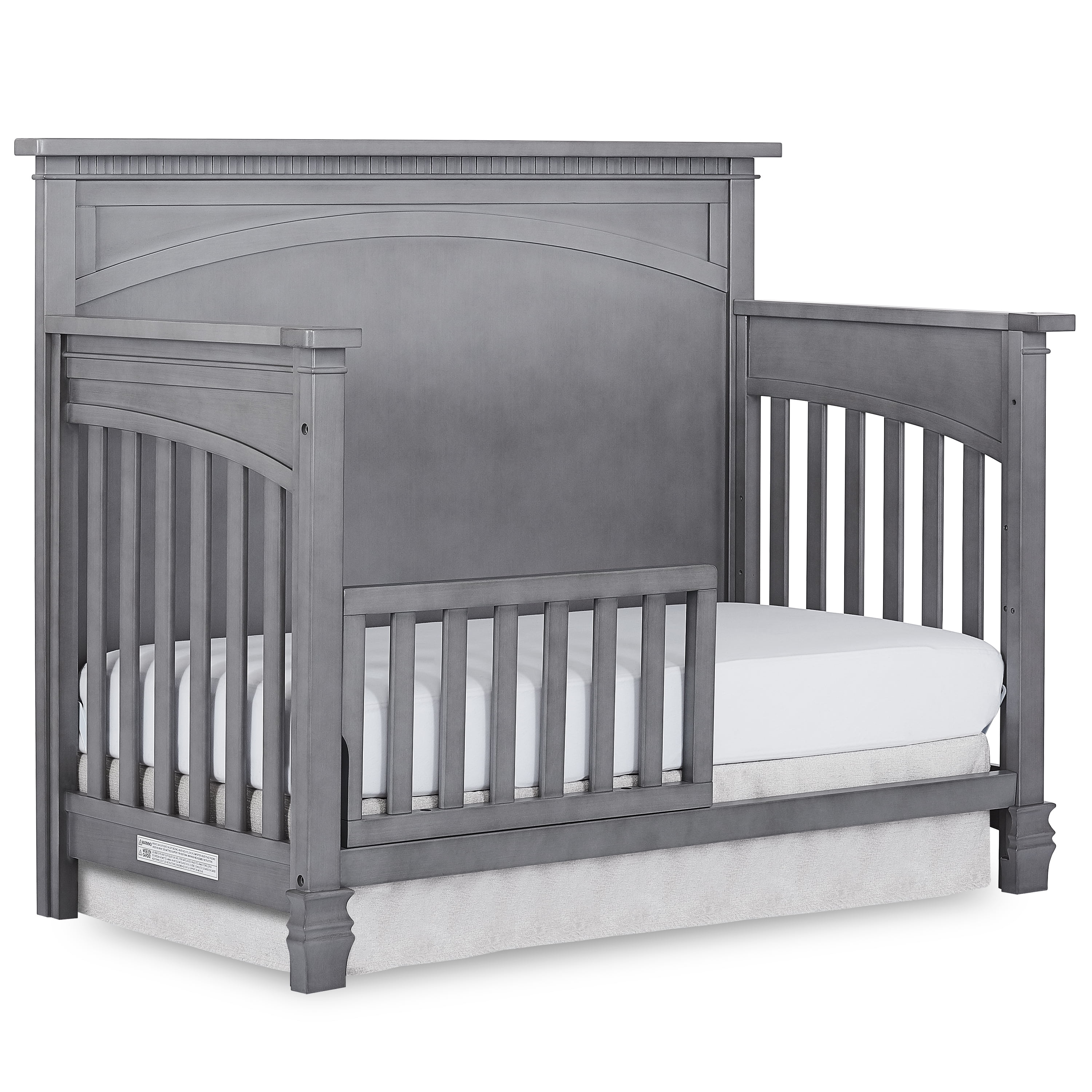 evolur santa fe crib antique brown