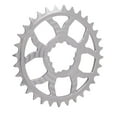 thumbnail image 3 of Bike Chainring, 32T Round Chainwheel Hollow Single Chain Positive and Negative Tooth Disc Chainring, 3 of 7