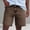 Coffee, variant on Mens Jean Shorts Pack, Stretch Mens Denim Shorts, Relaxed Fit Men for Summer Casual Wear