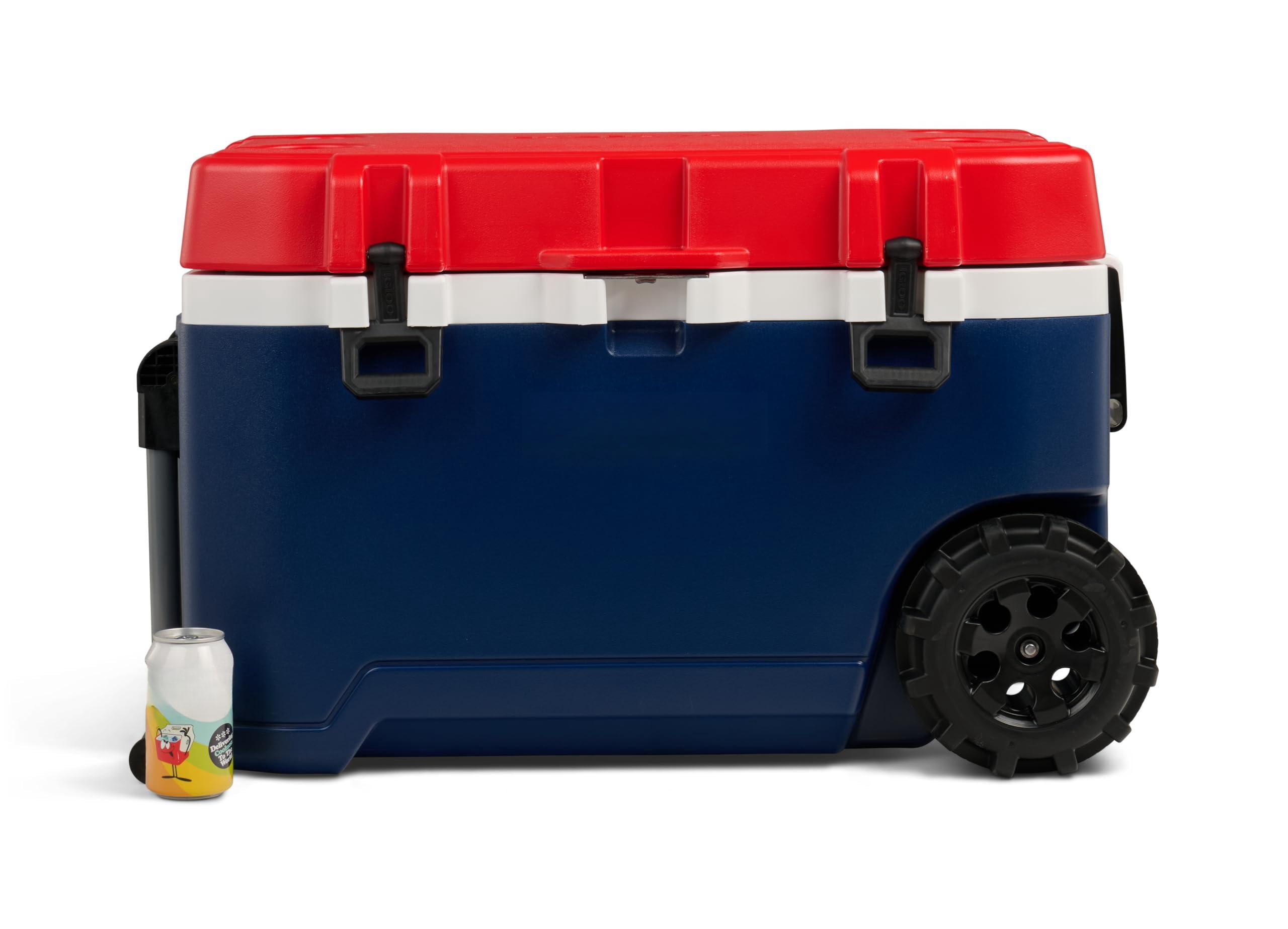 Trailmate 75qt Wheeled Cooler  Insulated Hard Shell Ice Chest Americana