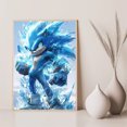thumbnail image 3 of Pósteres artísticos de S-Sonic H-Hedgehog para decoración de paredes, imágenes para decoración del hogar, decoración de paredes de habitaciones, pintura sobre lienzo, póster personalizado, 3 of 5