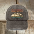 thumbnail image 2 of GDREDA Casquette Homme Amusante de Randonnée Casquette de Baseball Colorée Rétro Imprimée Casquette de Baseball Classique Ajustable,Café, 2 of 6