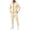Beige, variant on Track Suits Mens 2 Piece Solid Long Sleeve Zipper Hooded Sweatshirt Elastic Waist Cuffed Jogger Pants with Pockets Casual Fashion Cozy Sweatsuits