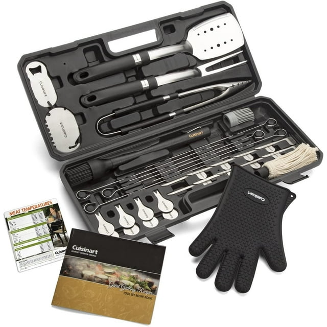 Juego de herramientas para barbacoa Cuisinart CGS-8036 con 36 piezas con estuche de almacenamiento