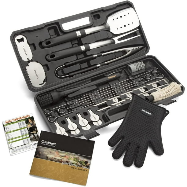 Juego de herramientas para barbacoa Cuisinart CGS-8036 con 36 piezas con estuche de almacenamiento