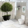 thumbnail image 7 of Patifu Tree Pot Home Bathtubs Bathroom Curtain Decoration Washable Shower Curtain with Hooks 36"x72, 7 of 7