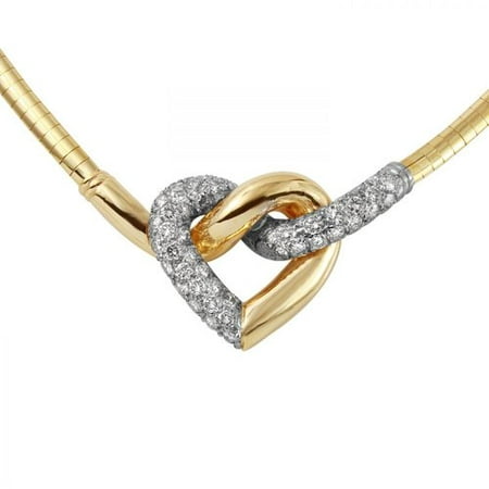 Foreli 3CTW Diamond 14K Yellow Gold Necklace