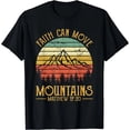 thumbnail image 1 of Camiseta "La Fe Mueve Montañas" para Mujer - T-Shirt Cristiano, 1 of 7