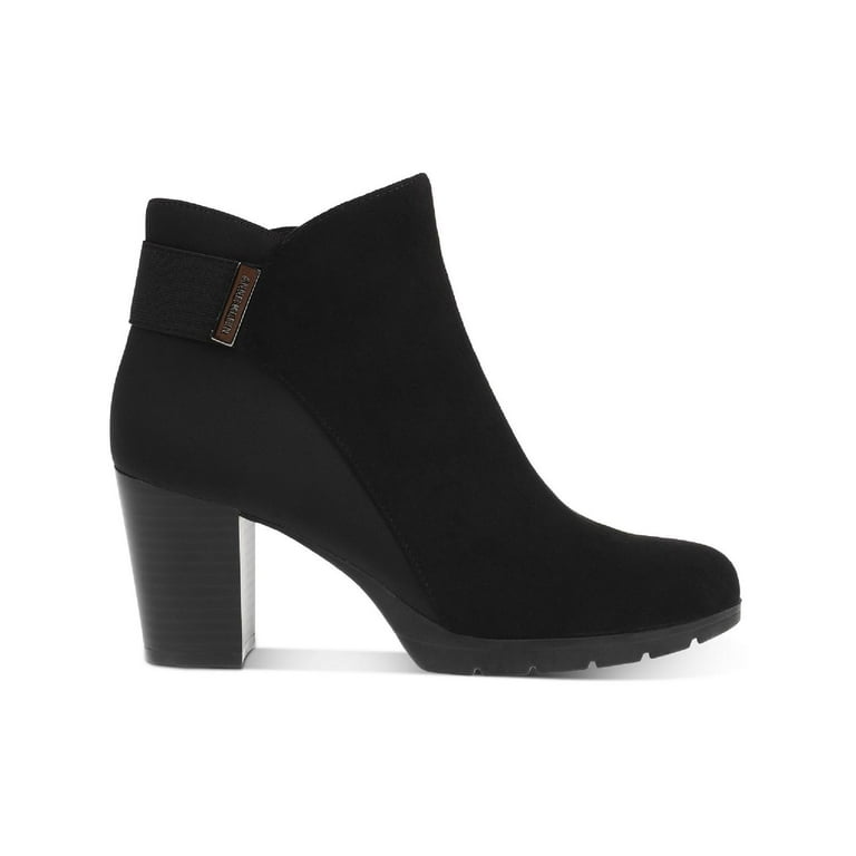 Anne Klein Womens Rina Microfiber Dressy Ankle Boots Walmart