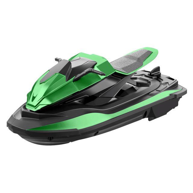 Juego de barco de Control remoto, barco de carreras de Control remoto recargable de alta velocidad, barco de Motor de juguete